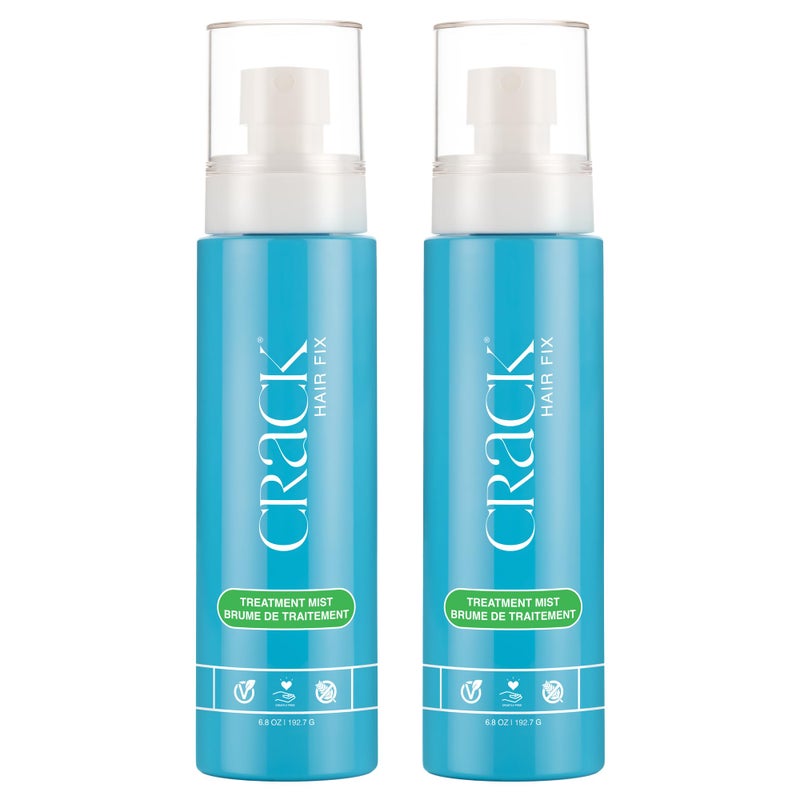 Crack HAIR FIX Mist Spray - Moisturizes & Protects Hair From Dryness & Thermal Damage, Improves Texture - 6 oz, 2 Pack - Image 1
